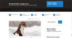 Desktop Screenshot of desteenmarterverjagen.com