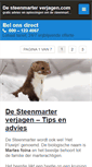 Mobile Screenshot of desteenmarterverjagen.com